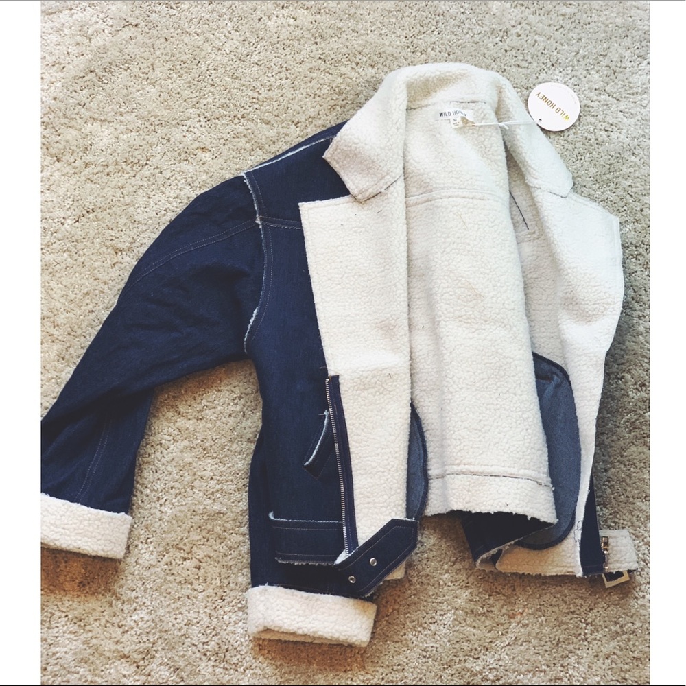 Suede Jacket with Buckle and Zipper Detail